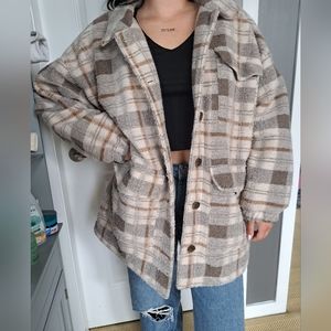 Universal Thread Plaid OverSized Jacket xl